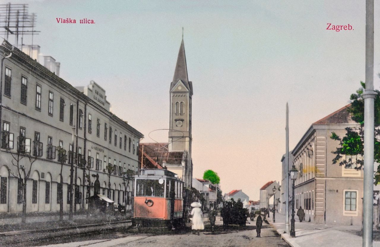Vlaška ulica, oko 1915. godine